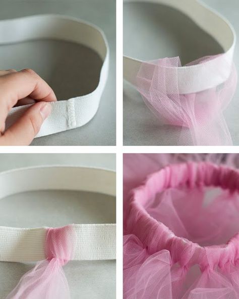 Tutú de tul súper fácil - Todo Bonito Tutu Diy, Diy Fantasia, Fairy Costume Diy, Tutu Tutorial, Idee Babyshower, Diy Tutu, Diy Kostüm, Diy Costume, Baby Tutu