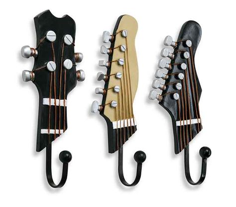 Add a little rock and roll to the classic nursery hook. | 24 Baby Products Every Music Loving Parent Needs Rocker Room, Guitar Hook, Classic Nursery, Beautiful Guitars, Music Decor, Style Deco, Music Themed, Music Studio, Music Room