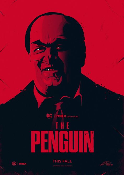 THE PENGUIN (2024) poster design by Julien Rico The Penguin Batman, Penguin Wallpaper, 2024 Poster, Skin Images, Best Villains, Batman Wallpaper, Samurai Jack, The Penguin, Animation Art Character Design