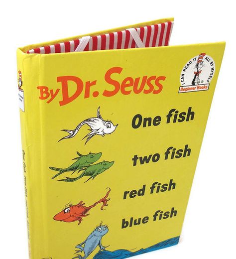 Ereader Covers Ereader Cover, Dr. Seuss Book, Old Book Crafts, Recycled Books, Upcycle Books, One Fish, Kindle Case, Tablet Cover, Upcycle Projects