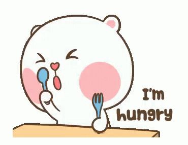 hungry cartoon gif - Google Search Hungry Cute Cartoon, Imagenes Cute, Hungry Gif, Gif Kawaii, Im Hungry, Bear Gif, To Love And Be Loved, Love Cartoon Couple, Birthday Cartoon