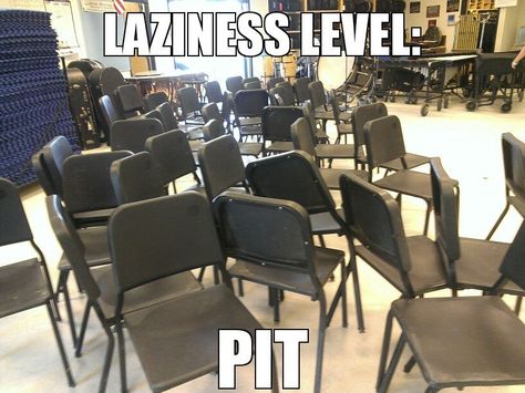 Pit Problems Front Ensemble, Color Guard Memes, Rolls Eyes, Marching Band Jokes, Marching Band Memes, Music Puns, Marching Band Humor, Band Jokes, Band Nerd