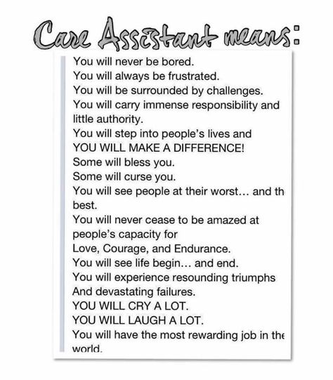 Carers Quotes, Caregiver Quotes, Support Worker, Minimum Wage, Personal Quotes, Always You, Love My Job, Caregiver, Good Job