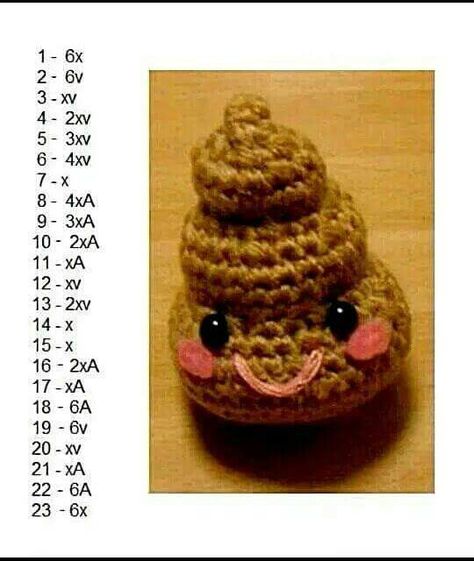 Poop Positive Poo Crochet Pattern Free, Poop Crochet Pattern Free, Crochet Poop Emoji Pattern Free, Poop Emoji Crochet Pattern Free, Crochet Poop, Diy Projects To Make And Sell, Emoji Patterns, Crochet Animals Free Patterns, Crochet Christmas Ornaments