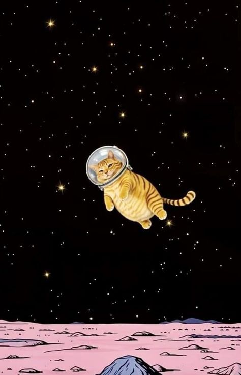 Astronaut Cat Wallpaper, Calico Cat Wallpaper, Animal Astronaut, Cat Astronaut, Iphone Lockscreen Wallpaper, Consciousness Art, Witchy Wallpaper, Neko Cat, Space Cat