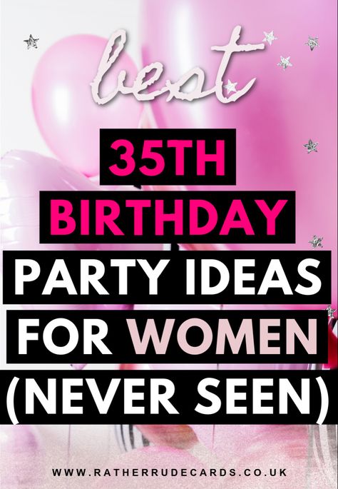 DIY creative 35th birthday party ideas for her 33 Birthday Party Ideas Women, 34 Th Birthday Ideas, Surprise Birthday Party Ideas For Women, 33 Years Old Birthday Party Ideas Women, 34 Bday Party Ideas, 37 Year Old Birthday Ideas, Surprise Party Ideas For Women, 34th Birthday Themes For Women, 34 Birthday Ideas For Women Theme