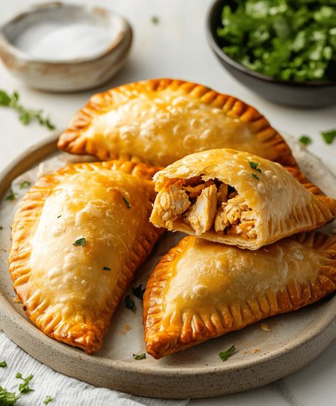 Savory Empanadas Recipe, Chicken Empanadas Recipe, Hamburger Rice Casserole, Casserole With Ground Beef, Mexican Entrees, Chicken Empanadas, Hearty Snacks, Creamy Mushroom Soup, Rice Casserole Recipes