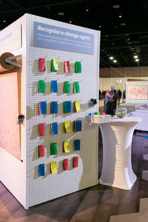 Trade Show Ideas, Interactive Booth, Colouring Wall, Company Core Values, Interactive Events, Interactive Exhibition, Info Board, Interactive Walls, Interactive Display