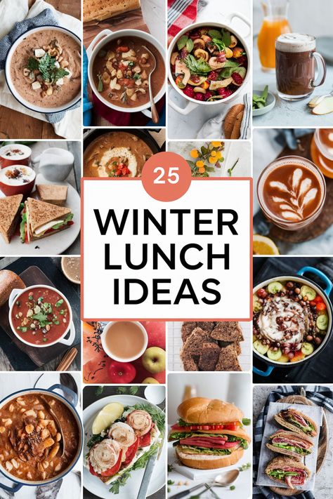 Hosting a winter gathering? These lunch ideas for a crowd are sure to please!  From hearty soups and stews to warm salads and grain bowls, these recipes are easy to make in large batches, feeding a group with comforting flavors.  These winter lunch ideas are perfect for potlucks, family gatherings, or simply a cozy lunch with friends. Lunch Ideas For A Group, Holiday Lunch Ideas, Lunch Ideas For A Crowd, Warm Lunch Ideas, Winter Lunch Ideas, Winter Lunches, Hearty Soups And Stews, Warm Salads, Rich Beef Stew