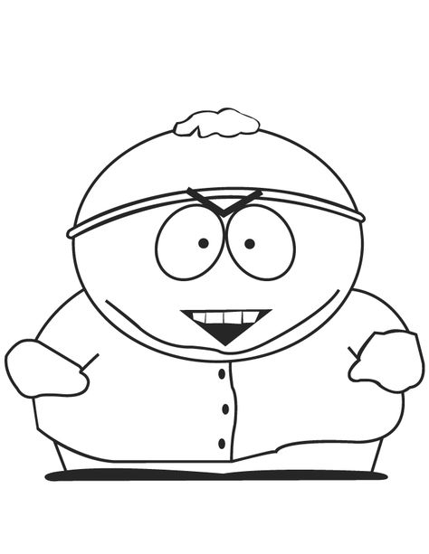 South Park Coloring Pages, Park Coloring Pages, M Coloring Pages, Colouring Pictures, Eric Cartman, New Template, Colouring Pages, Coloring Sheets, South Park