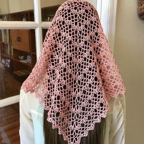 Chapel Veils, Faith Crafts, Crochet Headbands, Chapel Veil, Shawl Crochet, Crochet Wedding, Crochet Lace Pattern, Women Dresses Classy, Custom Crochet