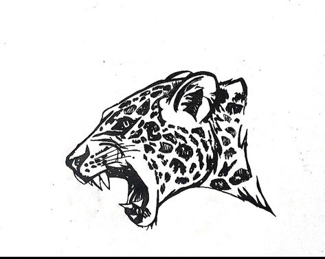 jaguar head sketch Jaguar Neck Tattoo, Jaguar Tattoo Simple, Brazilian Tattoo Ideas Brazil, Jaguar Drawing Sketches, Jaguar Head Tattoo, Leopard Head Tattoo, Belize Tattoo, Aztec Jaguar Tattoo, Jaguar Tattoo Ideas