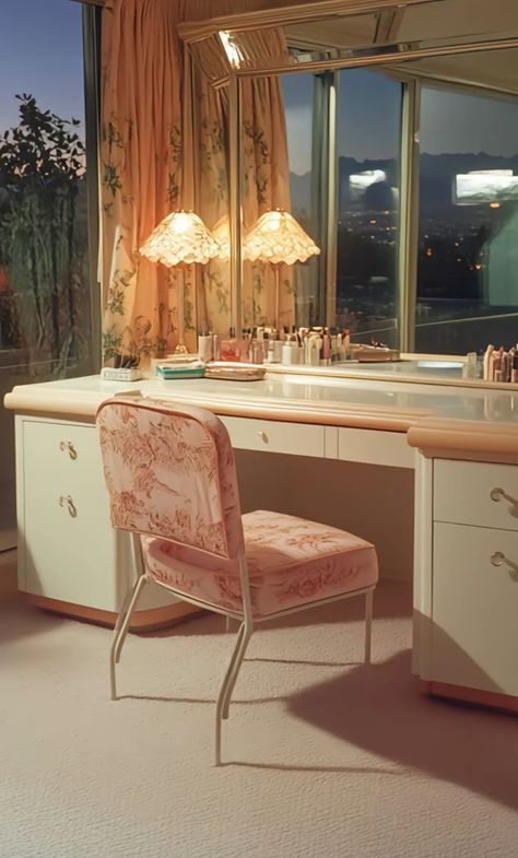 Beauty Room, The 70s, Vintage Beauty, Dressing Room, Vanity, Bedroom, Beauty, Design, Dressing Table