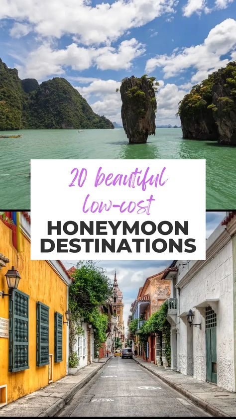 Image for 20 Beautiful Low-Cost Honeymoon Destinations Honeymoon Locations, Romantic Escapes, Honeymoon Travel, Romantic Getaway, Honeymoon Destinations, Unforgettable Memories, Romantic Getaways, Low Cost, The Bank