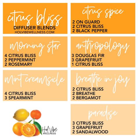 Citrus Bliss Diffuser Blends with on guard, black pepper, peppermint, rosemary, Douglas fir, grapefruit, citrus bliss, spearmint, breathe, bergamot, sandalwood essential oils Diy Essential Oil Diffuser, Doterra Diffuser, Roller Bottle Blends, Doterra Diffuser Blends, Doterra Essential Oils Recipes, Essential Oil Diffuser Blends Recipes, Essential Oils Cleaning, Essential Oil Diffuser Recipes, Oil Diffuser Recipes