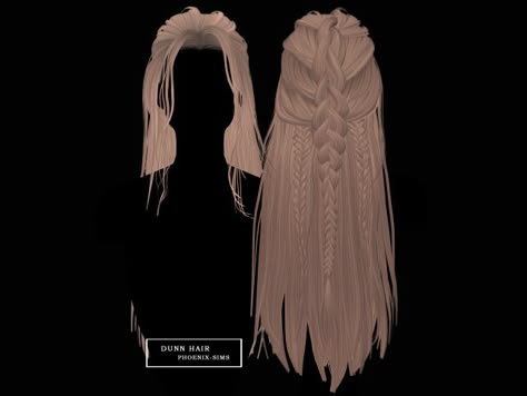 Sims 4 Godess Cc, Sims 4 Cc Viking Hair, Sims 4 Goddess Dress, The Sims 4 Cc Hair Free, Sims 4 Free Hair Cc, Wavy Sims 4 Hair Cc, Sims 4 Boho Braids, Sims 4 Feather Cc, Targaryen Sims 4 Cc