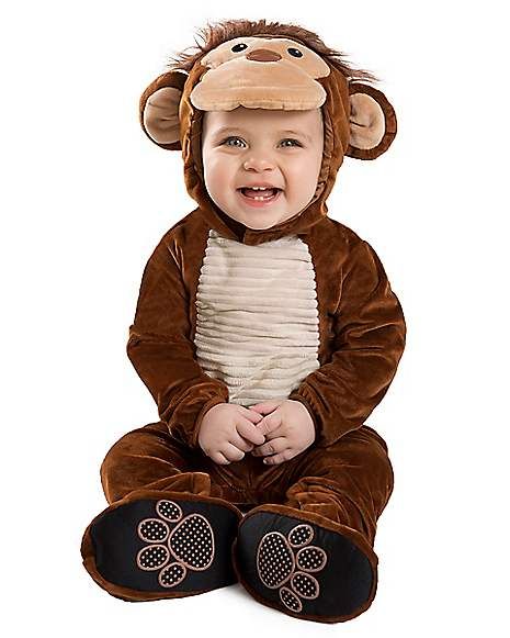 Baby Monkey Costume, Monkey Halloween Costume, One Piece Costume, Monkey Costume, Monkey Costumes, Popular Halloween Costumes, Safari Outfits, Black Friday Ad, Go Bananas