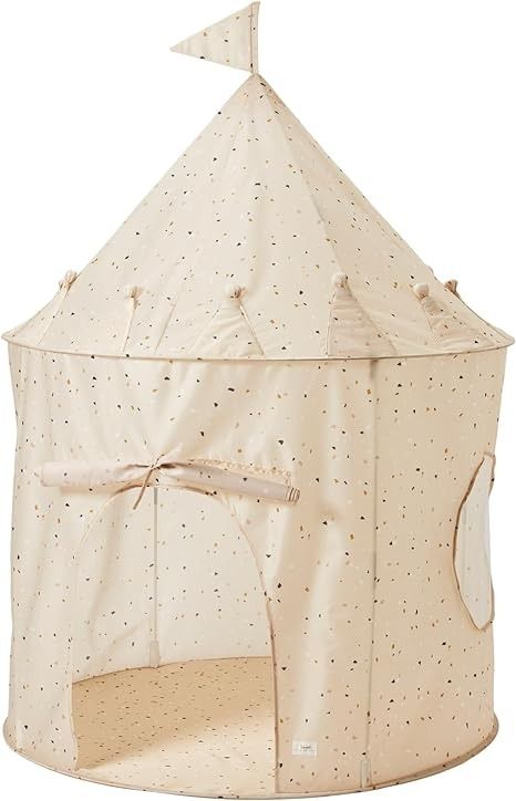 Amazon.com: 3 Sprouts Kids Play Tent Playhouse Castle with Recycled Fabric for Indoor and Outdoor Games in Terrazzo Beige : Toys & Games Indoor Games For Toddlers, 3 Sprouts, Imaginary World, Play With Friends, Kids Play Tent, Games For Boys, Baby Bunting, Kids Playhouse, Games For Toddlers