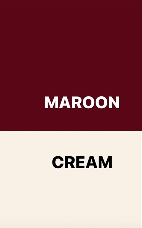 Maroon And Cream Aesthetic, Maroon Color Palette Colour Schemes, Maroon Color Combinations, Etsy Posters, Color Knowledge, Travel Entertainment, Color Design Inspiration, Mix Match Outfits, Colour Combinations Fashion