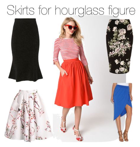 Jumpers For Hourglass Shape, Hourglass Skirt Outfit, Skirts For Hourglass Figures, Hourglass With Tummy Outfits, Skirts For Hourglass Shape, Hourglass Figure Outfits Plus Size, Hourglass Figure Outfits Casual, Hourglass Skirt, Hourglass Body Shape Fashion