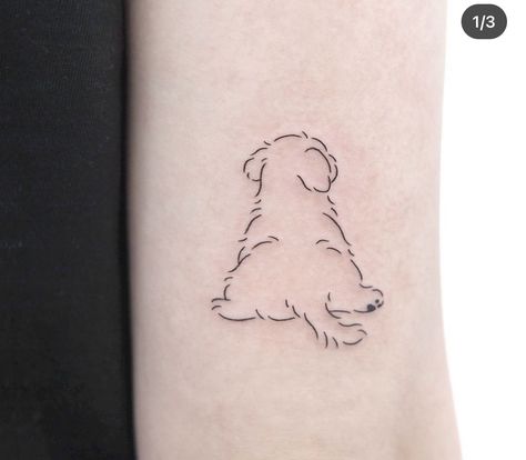 Tattoo studio Life Line Trendy Hand Tattoos, Tattoos For Her, Meaningful Small Tattoos, Tattoos Feminine, Small Dog Tattoos, Tato Minimal, Dog Memorial Tattoos, Small Pretty Tattoos, Small Tattoo Ideas