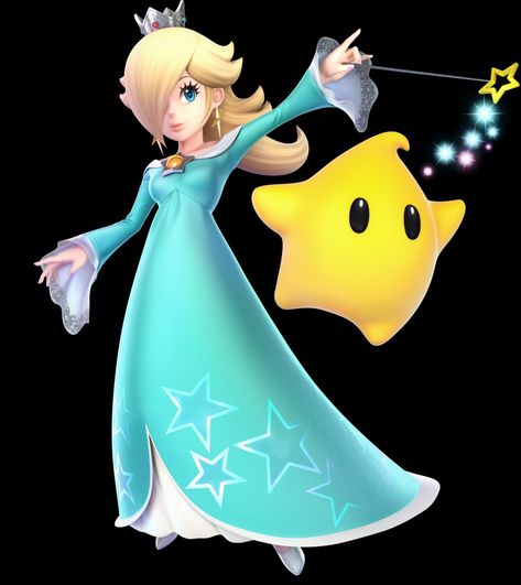 Rosalina & Luma. Rosalina Luma, Luma Mario, Rosalina Cosplay, Crown Dress, Mario Cosplay, Princess Academy, Hair Over One Eye, Dress Earrings, Diddy Kong