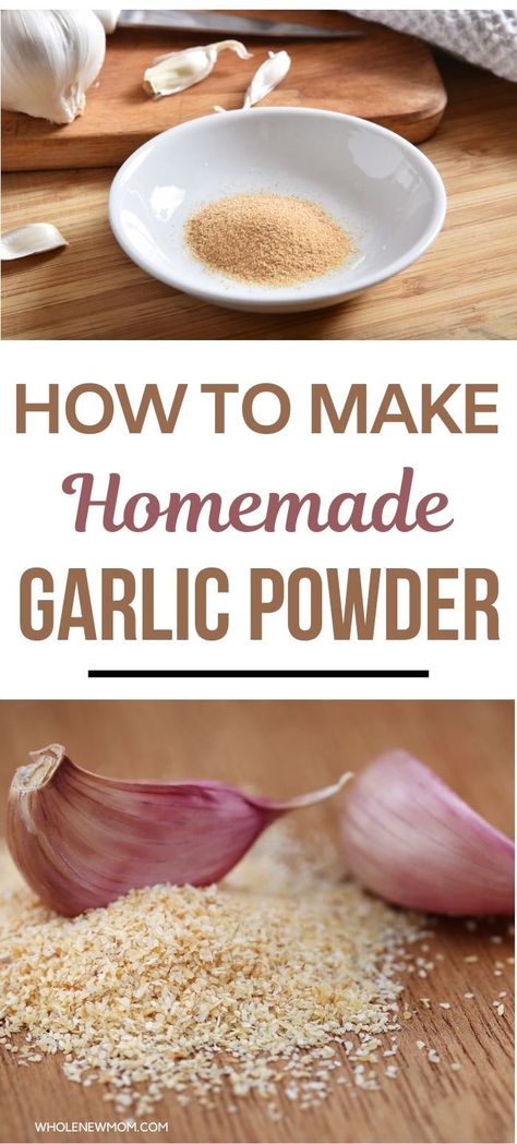 Diy Garlic Powder, Homemade Garlic Powder, Kitchen Magick, Dehydrating Food Storage, Preserving Recipes, Homemade Dry Mixes, Diy Mixes, Dry Mixes, Dehydrated Vegetables