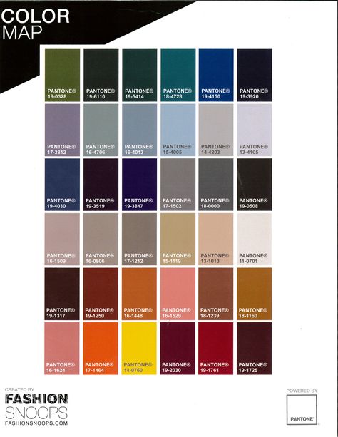 Pantone Fashion Snoops Colors 03 Fashion Snoops, Pie Chart, Color