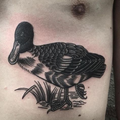 Muscovy Duck Tattoo, Traditional Duck Tattoo, Duck Tattoos, Anatomical Heart Tattoo, Tattoo Concepts, B Tattoo, Anatomical Heart, Neo Traditional, S Tattoo