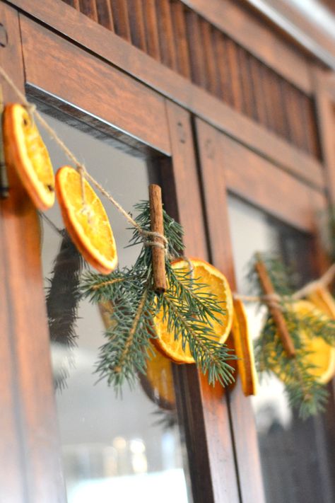 Dried Orange Garland, Orange Wreath, Christmas Crafts For Adults, Orange Christmas, Deco Nature, Orange Decor, Dried Oranges, Natural Christmas, Orange Garland