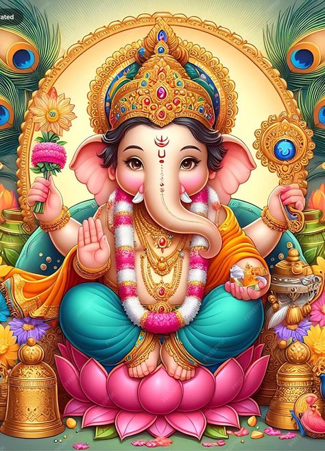 Lakshmi Ganesh, Devi Images Hd, Ganesha Drawing, Ganesh Lord, Lord Photo, Funny Cartoons Jokes, Lakshmi Images, Lord Shiva Family, Lord Ganesha Paintings