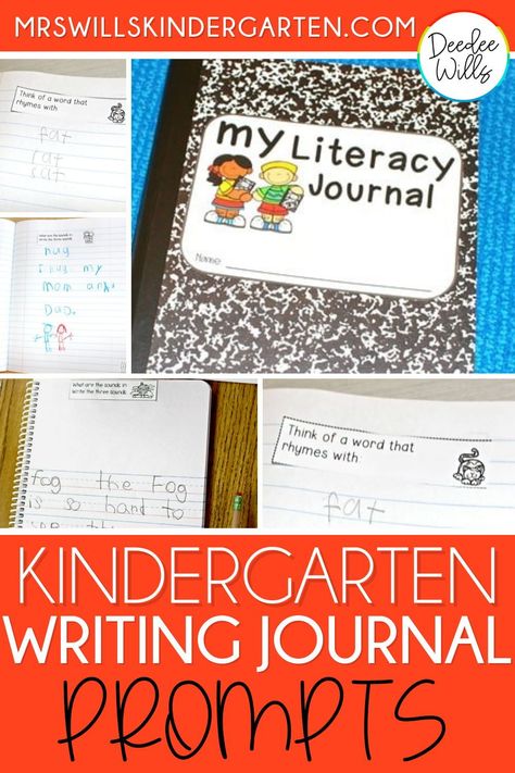 Early Kindergarten Literacy Centers, Journal Ideas For Kindergarten, Writing Prompts Kindergarten, Journal Ideas For Kindergarteners, Journal Prompts Kindergarten, Kindergarten Journal, Kindergarten Journal Prompts, Kindergarten Journal Ideas, Guided Writing Kindergarten