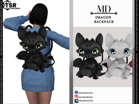 Sims 4 Mac, Emoji Backpack, Dragon Backpack, Sims 4 Stories, Puppy Backpack, Sims 4 Piercings, The Sims 4 Skin, Kawaii Bag, Kawaii Penguin