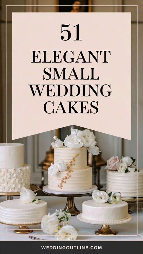 A small, but elegant, wedding cake can make a big statement when done properly. See our 51 wedding cake inspiration gallery to generate ideas for your cake. Simple And Elegant Wedding Cake, Simple Single Tier Wedding Cake, Wedding Cake Trends For 2024, Textured White Cake, Simple Small Wedding Cakes, Small Wedding Cakes Simple Classy, Small Wedding Cake Ideas Elegant, Simple Wedding Cake Small One Tier, Pink Black White Wedding