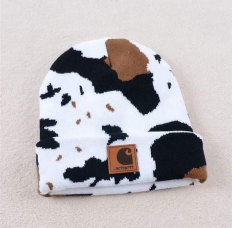 Cow Print Carhartt Beanie, Western Flat Bill Hats, Cow Print Items, Cow Print Gifts, Cow Print Things, Cow Print Clothes, Cow Print Beanie, Cow Print Stuff, Cow Items