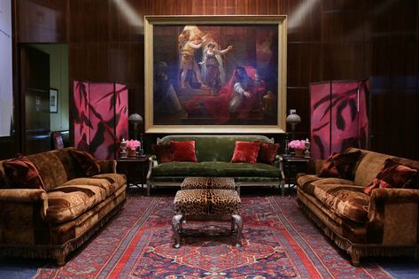 Pierre Bergé's Exquisite Homes Recreated in Our Paris Galleries | Impressionist  Modern Art | Sotheby’s 29 October, Maximalist Interior, Inspiring Interiors, Yellow Living Room, Interiors Dream, Apartment Aesthetic, Happy House, Chic Interior, Dark Shades