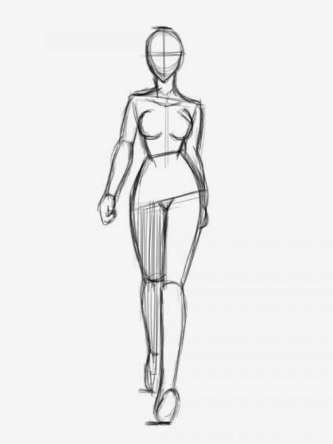 Female Pose Reference Heels, Body Sculpture Art, Cartoon Poses, Body Bases, Bird Sculptures, Desain Buklet, Drawing Body Poses, Body Drawing Tutorial, Body Base Drawing