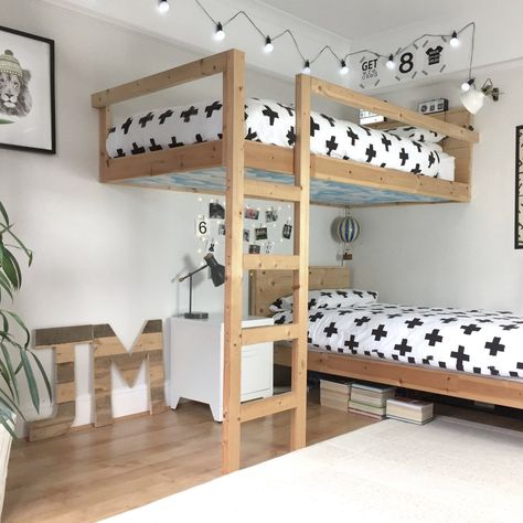 Street Bedroom, Small Kids Room, Bunk Bed Designs, Boy Bedroom Design, Shared Room, Boy Bedroom, Chic Living, Boys Bedrooms, Boys Bedroom