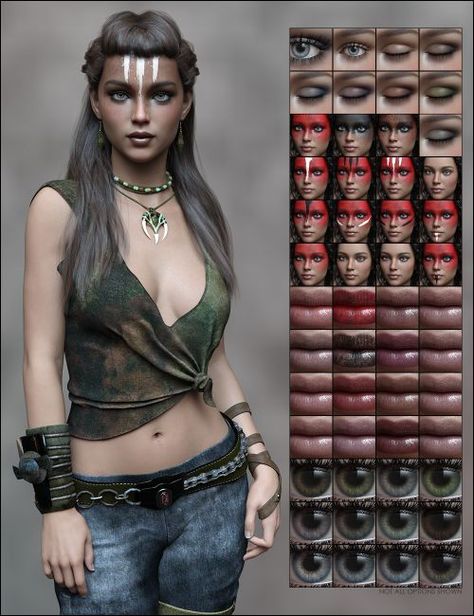 SASE Nevaeh for Genesis 8 Female | 3D Character for Daz Studio #3dmodel #dazstudio Random Oc, Character Female, Drawing Female Body, Daz 3d, Daz Studio, 3d Software, Soft Makeup, Computer Graphics, Hand Painting