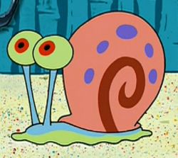 Gary The Snail From Spongebob, Tutorial On Drawing, Spongebob Nails, Gary The Snail, Spongebob Drawings, Spongebob Painting, Spongebob Party, Spongebob Birthday, Sea Slug