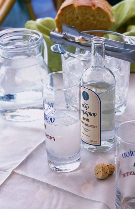 Ouzo Cocktails, Sans Rival, Flavored Liquor, Iced Water, Greek Dinners, Ouzo, Greek Cooking, Greece Travel Guide, The Greeks