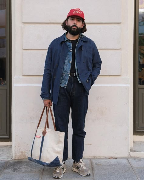 Outfits • Instagram Carhartt Outfits, Carhartt Jacket Outfit, Grandpa Fashion, Men Street Look, Japanese Workwear, Mens Fashion Week Street Style, Mens Fashion Casual Shoes, Different Materials, Street Fashion Men Streetwear