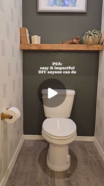 CODY & NIKOLINA STADLER on Instagram: "Did you know that you can swap your toilet lever? 🤯  Comment LEVER, and we'll send you a direct link to this $22 lever that comes in three other colors.   Such an inexpensive way to instantly elevate your water closet! 😍  #diyhomeimprovement #easydiy #inexpensivediy #doityourself #watercloset #interiordesign #homesweethome #homedesign #budgethome #budgetfriendlydecor #budgetfriendly #bathroom" Toilet Room Design Ideas, Decorating Water Closet, How To Decorate A Water Closet, Water Closet Decor Ideas, Small Water Closet Ideas, Water Closet Decor Toilet Room, Toilet Room Makeover, Toilet Closet Ideas, Tiny Toilet Room Ideas