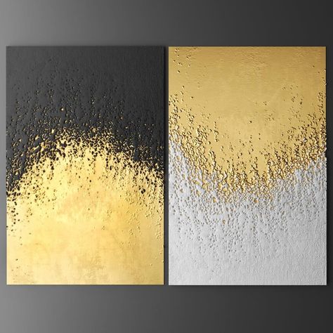 Nordic Painting, Modern Watercolor Paintings, Abstract Canvas Art Acrylics, Art Gold Leaf, Wall Art Gold Leaf, Texture Wall Art, Modern Art Canvas Painting, Panel Painting, Wall Art Gold