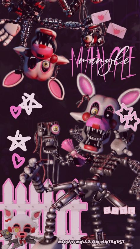 Especial Halloween 🎃 Fnaf Mangle Wallpaper, Mangle Wallpaper, Fnaf Moodboard, Fnaf Backgrounds, Fnaf Aesthetic, Fnaf Mangle, Foxy Wallpaper, Mangle Fnaf, Nate The Great