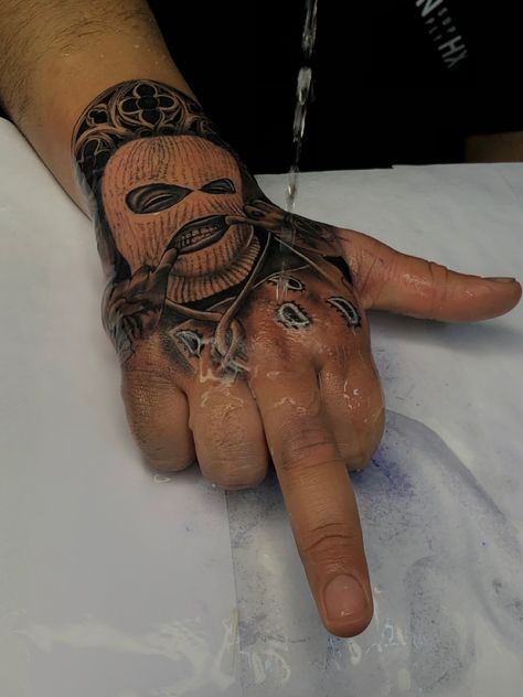 Unique Hand Tattoos, Herren Hand Tattoos, Best Cover Up Tattoos, Best Neck Tattoos, Animal Sleeve Tattoo, Man Tattoo, Money Tattoo, Neck Tattoos, 3d Skull