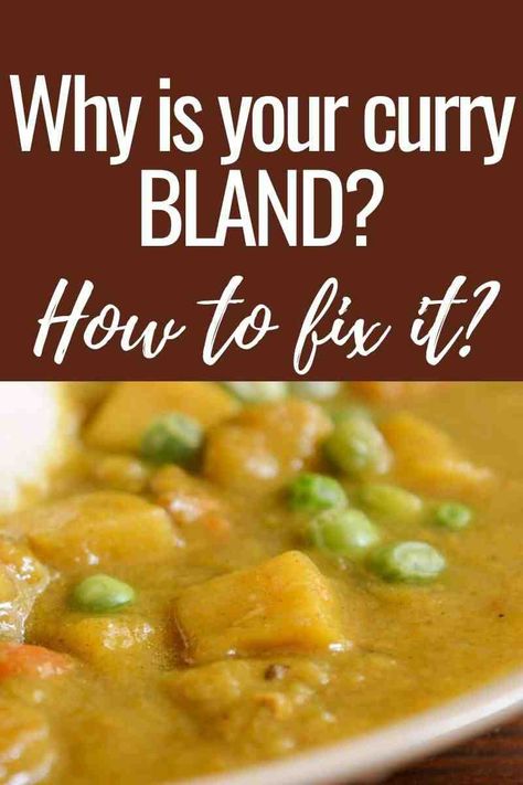 Why is your curry bland? How to fix it? - Indian Kitchen and Spices How To Use Curry Powder, How To Make Curry, Curry Seasoning, Curry Spices, Curry Soup, Curry Dishes, Indian Kitchen, Indian Food Recipes Vegetarian, Recipes Vegetarian