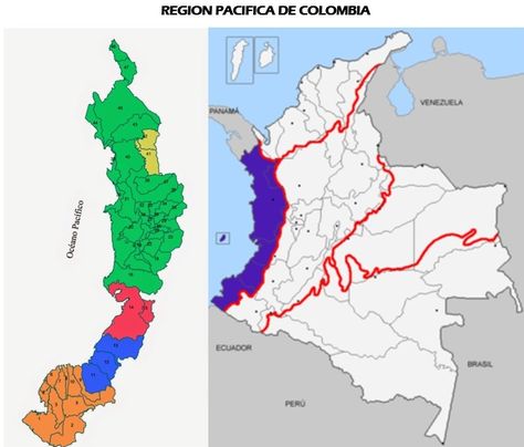 Región Pacifica Colombiana: Pacifico Colombiano Region Pacifica, Grinch, Map