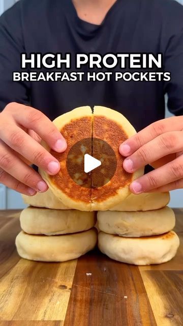 Breakfast Hot Pockets, Homemade Hot Pockets, Low Fat Breakfast, Protein Yogurt, High Protein Meal Prep, Yogurt Breakfast, Freezer Meal Prep, Foraged Food, Breakfast Wraps