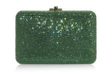 GABRIELLE'S AMAZING FANTASY CLOSET | Green Full Crystal Clutch - Judith Leiber Green Clutch, Judith Leiber Couture, Green Clutches, My Style Bags, Green Accessories, Red Clutch, Crystal Box, Womens Designer Bags, Crystal Clutch